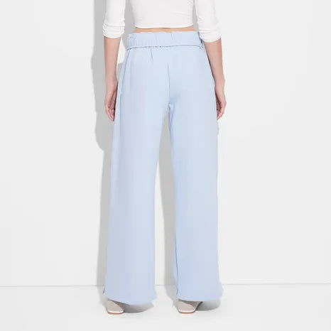 Women's Leisure Graphic Lounge Pants - Light Blue
