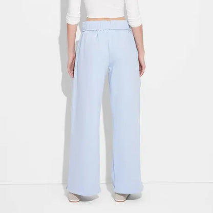 Women's Leisure Graphic Lounge Pants - Light Blue