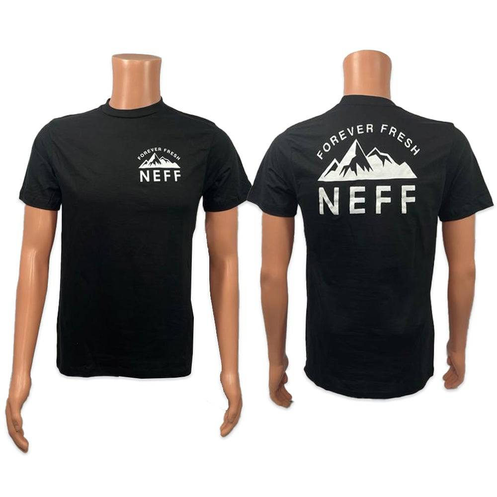 Neff Men's Swurf Graphic T-Shirt - Ring Spun Cotton Tee With Front & Back Prints, Casual Streetwear