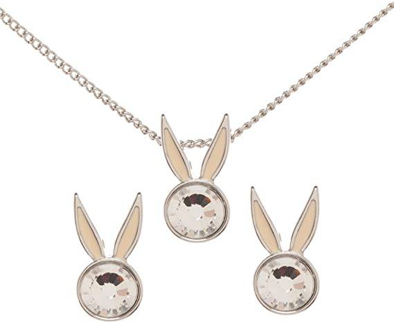Looney Tunes Bugs Bunny Crystal Jewelry Necklace and Earrings Set - Rex Distributor, Inc. Wholesale Licensed Products and T-shirts, Sporting goods,