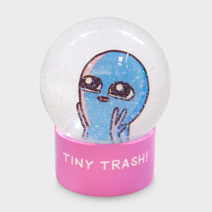 Strange Planet Tiny Trash Snow Globe collectible accessory featuring whimsical design by Rex Distributor, Inc.