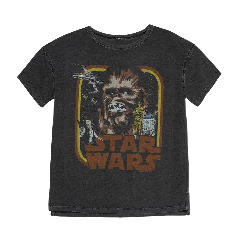 Star Wars Girls' Vintage Chewbacca Retro Characters Design Kids Youth Graphic T-Shirt