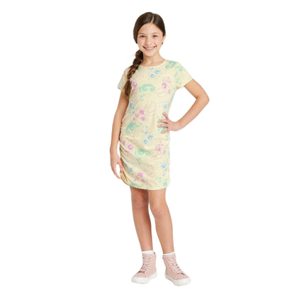 Girls' Yellow The Powerpuff Power Puff Girls Polo Dress