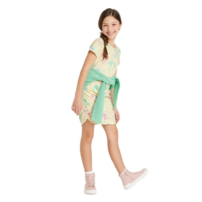Girls' Yellow The Powerpuff Power Puff Girls Polo Dress
