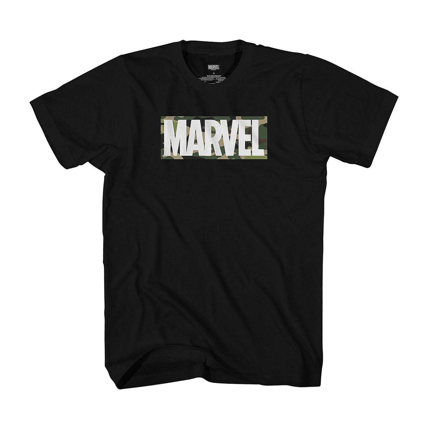 Men's Big & Tall Marvel Camo Logo Crew Neck Graphic T-Shirt Tee