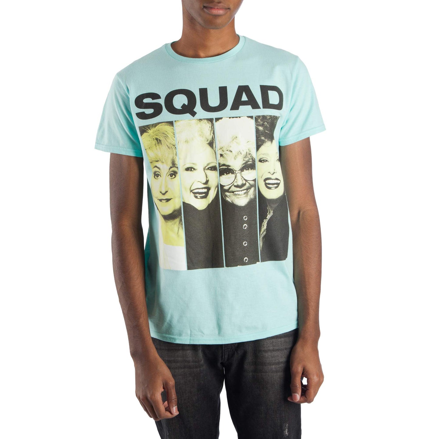 Men's Mint Green The Golden Girls Squad Graphic Tee T-Shirt