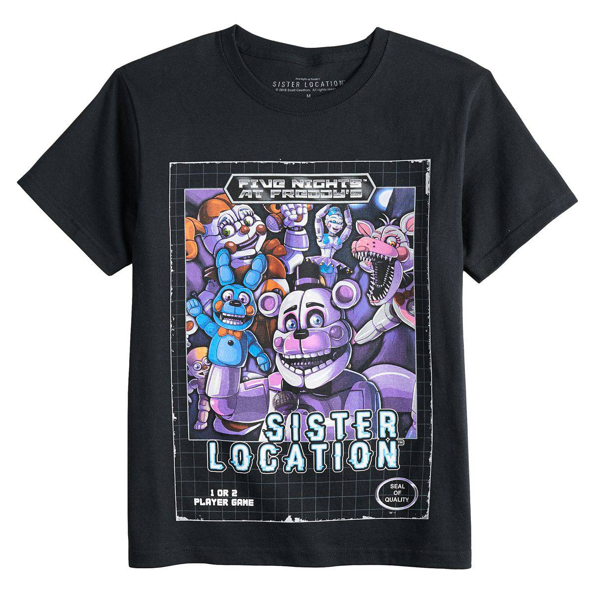Boys 8-20 Five Nights At Freddy's Sister Location Tee T-Shirt