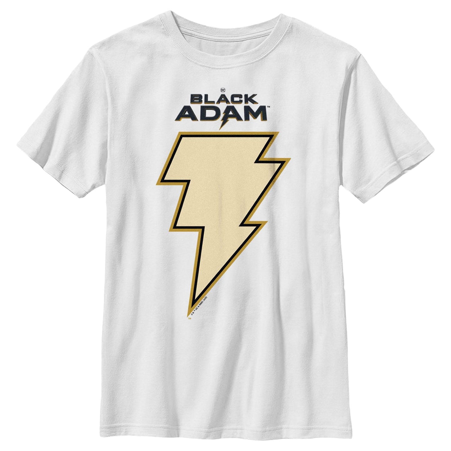 DC Comics Black Adam Mens' Yellow Lightning Bolt Marvel Nemesis T-Shirt - Rex Distributor, Inc. Wholesale Licensed Products and T-shirts, Sporting goods,