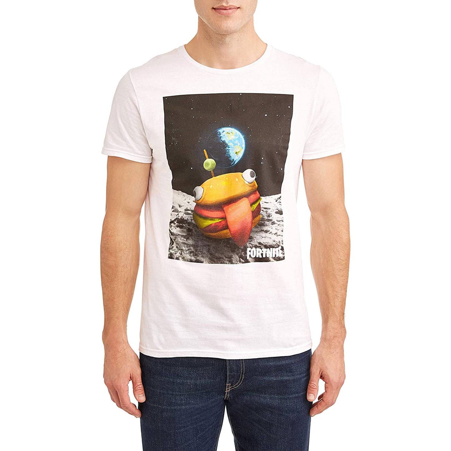 Men's Fortnite "Burger Space" Short Sleeve Graphic T-Shirt Tee - Rex Distributor, Inc. Wholesale Licensed Products and T-shirts, Sporting goods,
