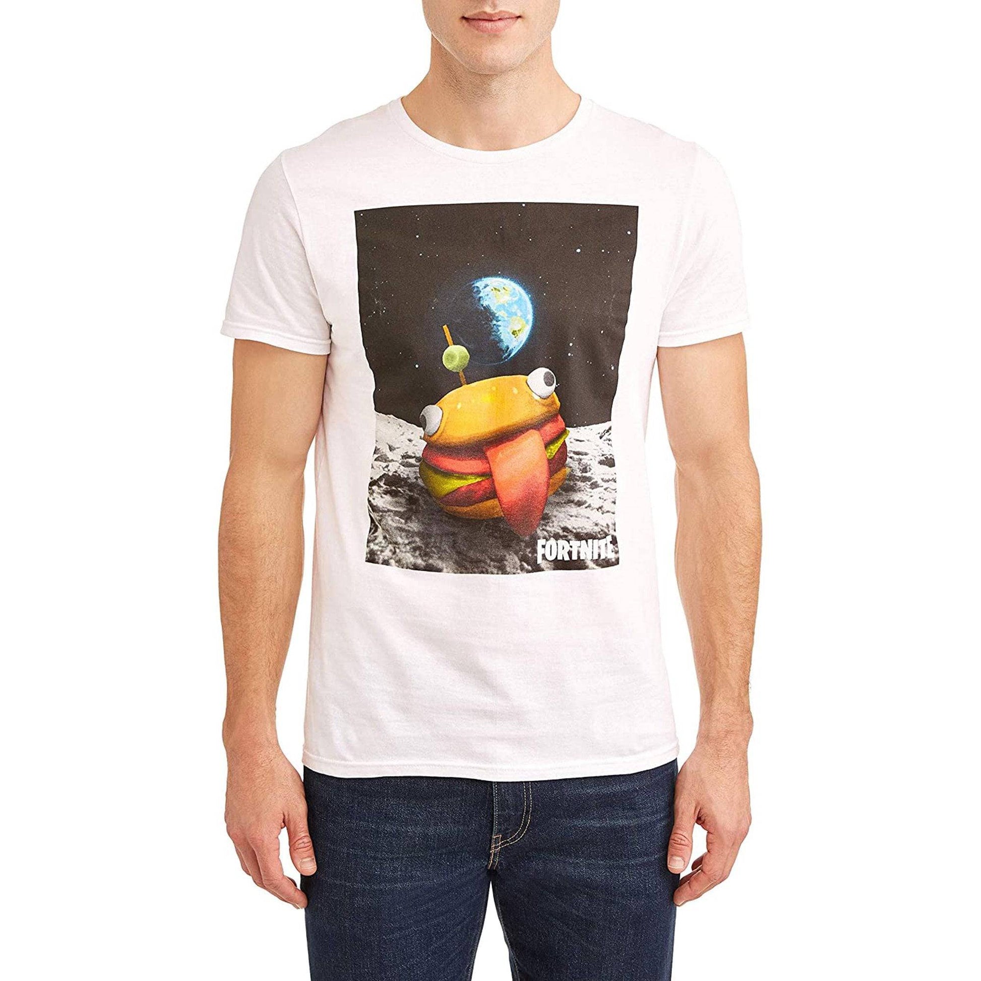 Men's Fortnite "Burger Space" Short Sleeve Graphic T-Shirt Tee - Rex Distributor, Inc. Wholesale Licensed Products and T-shirts, Sporting goods,