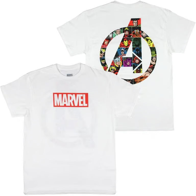 Men's Marvel Avenger Character Logo T-Shirt Tee