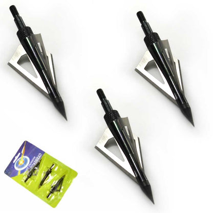 MK 150-E3 3-BLADED BROAD HEAD ARROW TIPS - Rex Distributor, Inc. Wholesale Licensed Products and T-shirts, Sporting goods,