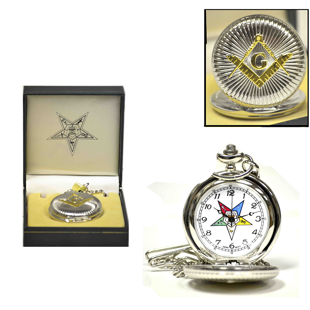 P 290 Masonic Pocket Watch with Gift Box