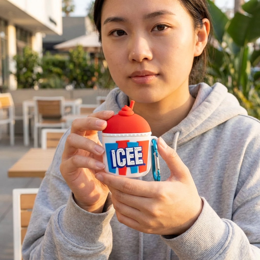 Icee Cherry AirPods (1/2 Generation) Case