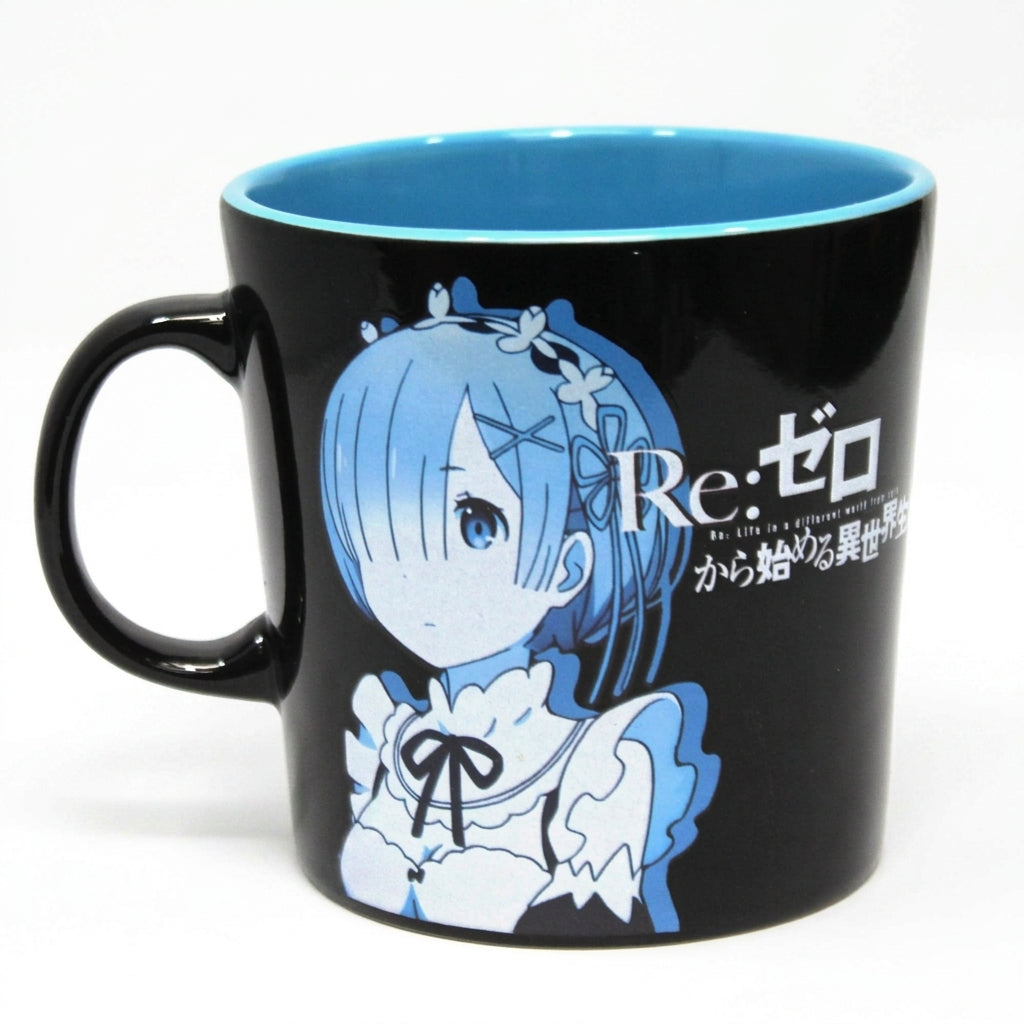 Rem Re:Zero Starting Life in Another World 11oz coffee mug featuring Rem, official Loot Anime x Crunchyroll exclusive accessory.