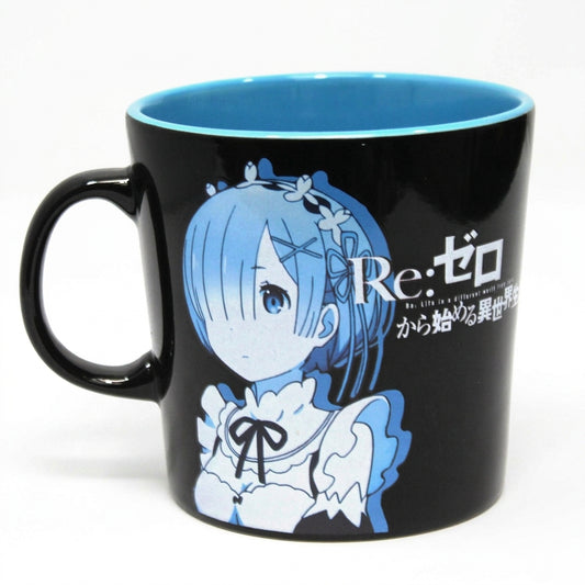 Rem Re:Zero Starting Life in Another World 11oz coffee mug featuring Rem, official Loot Anime x Crunchyroll exclusive accessory.