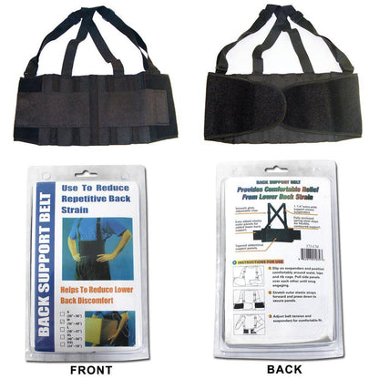 REX 373 - Back Support Belts with Adjustable Suspender Straps - Rex Distributor, Inc. Wholesale Licensed Products and T-shirts, Sporting goods,