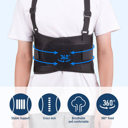 REX 373 - Back Support Belts with Adjustable Suspender Straps - Rex Distributor, Inc. Wholesale Licensed Products and T-shirts, Sporting goods,