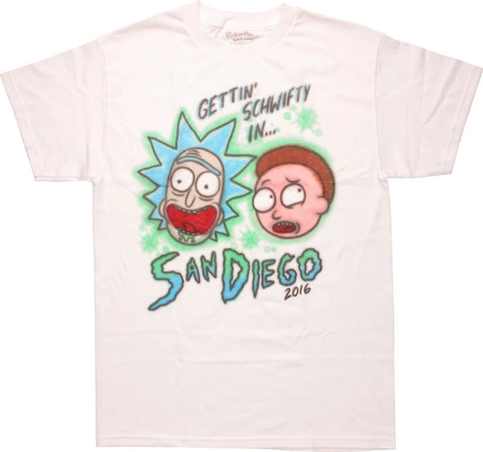 Men's Rick and Morty San Diego 2016 T-Shirt Tee
