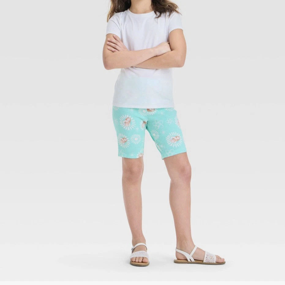 Girls' Moana Bike Shorts - Green