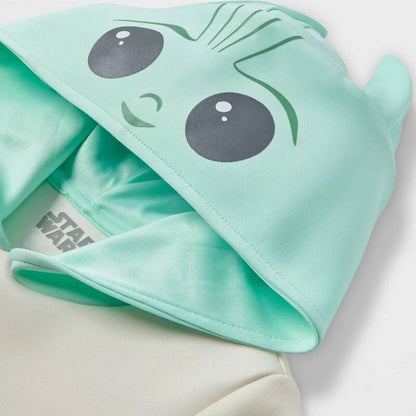 Girls' Star Wars The Child Baby Yoda Hooded Cosplay Tutu Dress - Green/Off-White