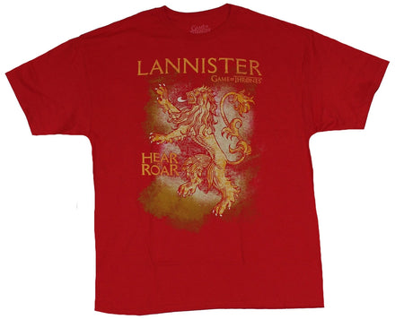 Men's Game of Thrones Lannister Hear Me Roar Graphic Tee T-Shirt