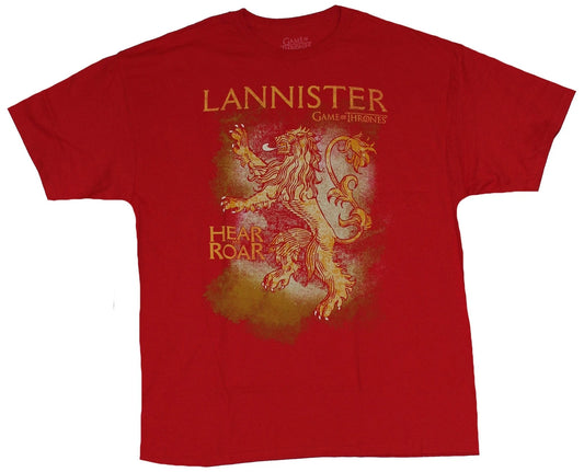 Men's Game of Thrones Lannister Hear Me Roar Graphic Tee T-Shirt