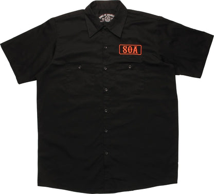 Men's Sons Of Anarchy SOA Patch Work Shirt
