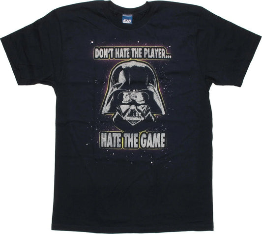 Men's Star Wars Darth Vader Hate the Game Graphic Tee T-Shirt