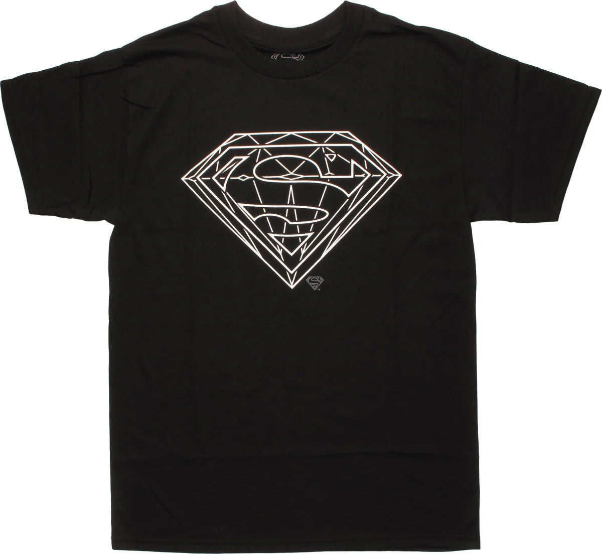 Men's DC Comics Superman Diamond Outline Logo Graphic Tee T-Shirt