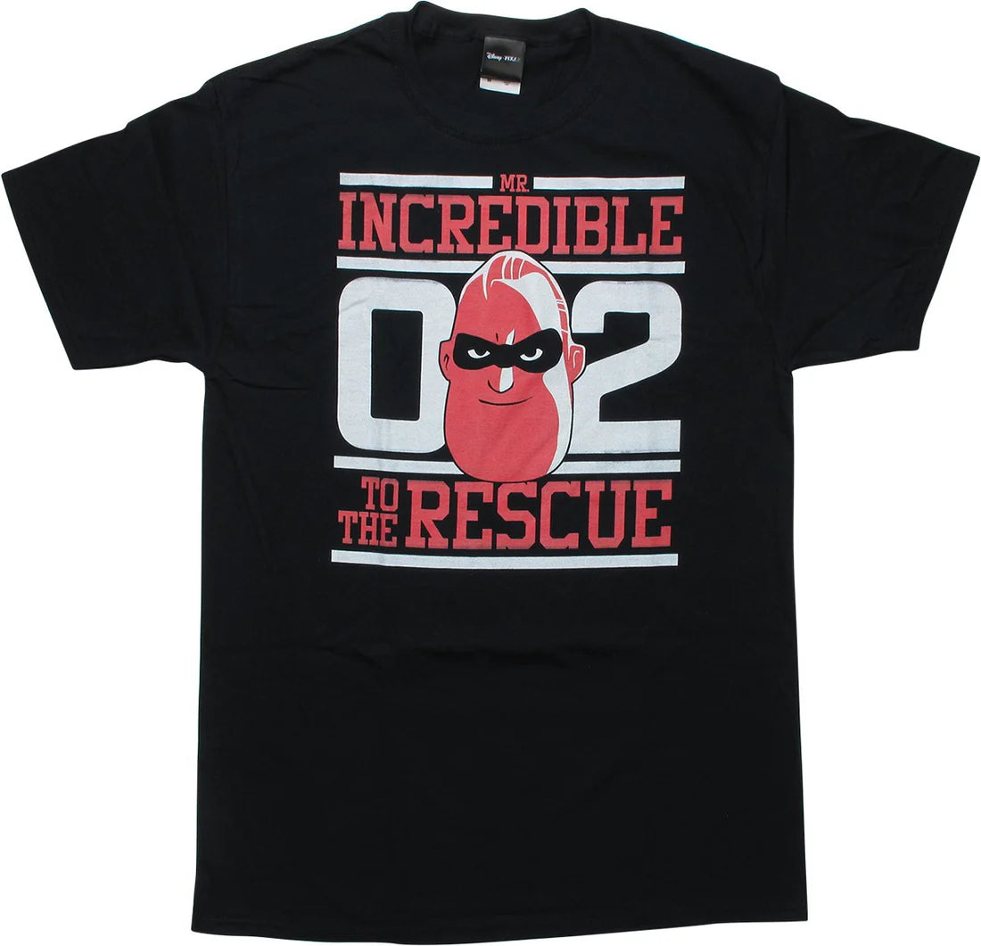 Men's Incredibles 2 Mr Incredible to the Rescue Graphic Tee T-Shirt
