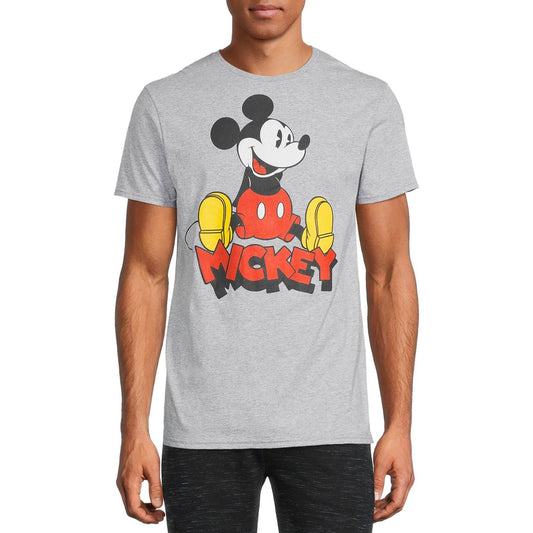 Men's Disney Vintage Mickey Mouse T-Shirt Tee