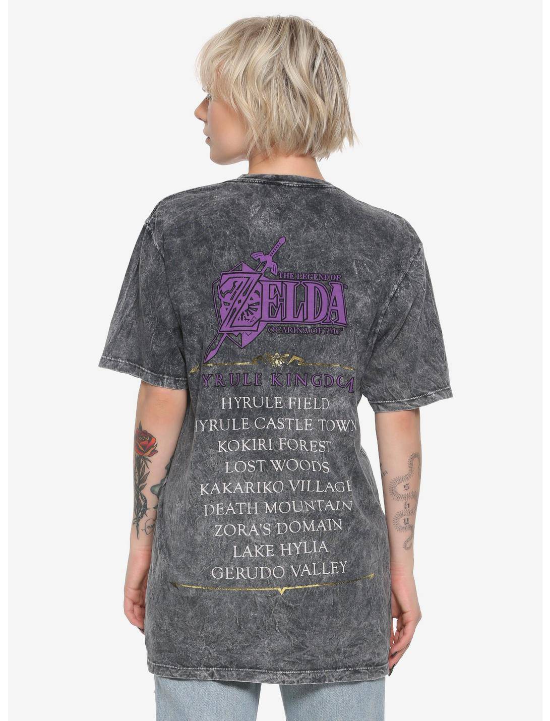 Women Junior's The Legend Of Zelda: Ocarina Of Time Hyrule Kingdom Tour Graphic Tee T-Shirt - Rex Distributor, Inc. Wholesale Licensed Products and T-shirts, Sporting goods,