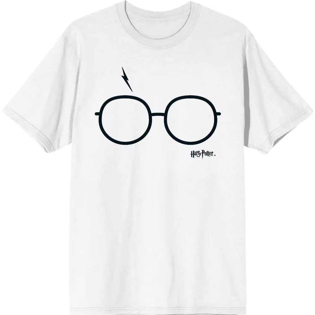 Women Junior's Harry Potter Glasses Graphic T-Shirt Tee