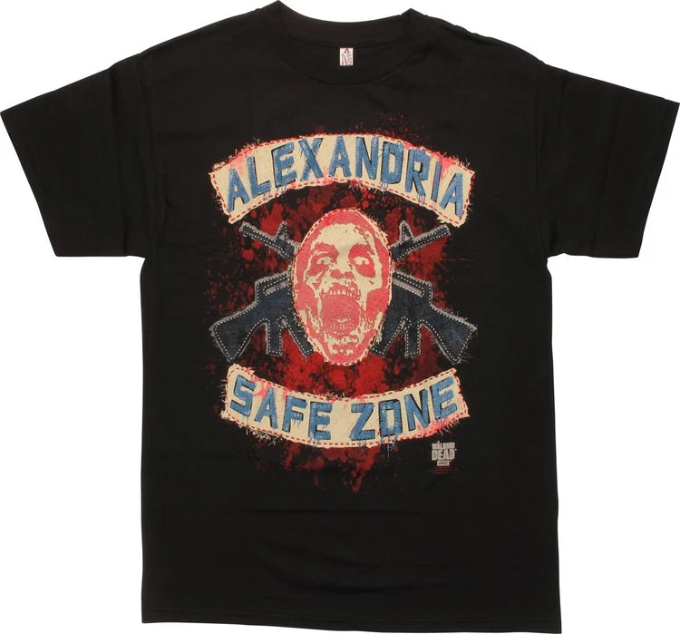 Men's Walking Dead Alexandria Safe Zone T-Shirt Tee