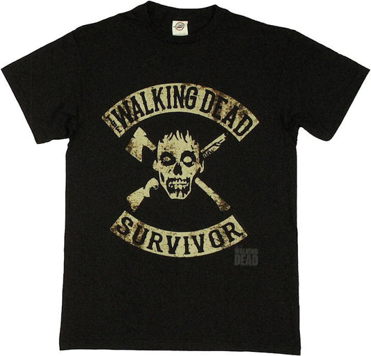 Men's Walking Dead Survivor T Shirt Tee