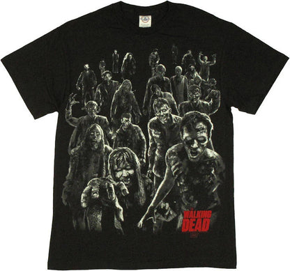 Men's Walking Dead Walkers Graphic Tee T-Shirt Black