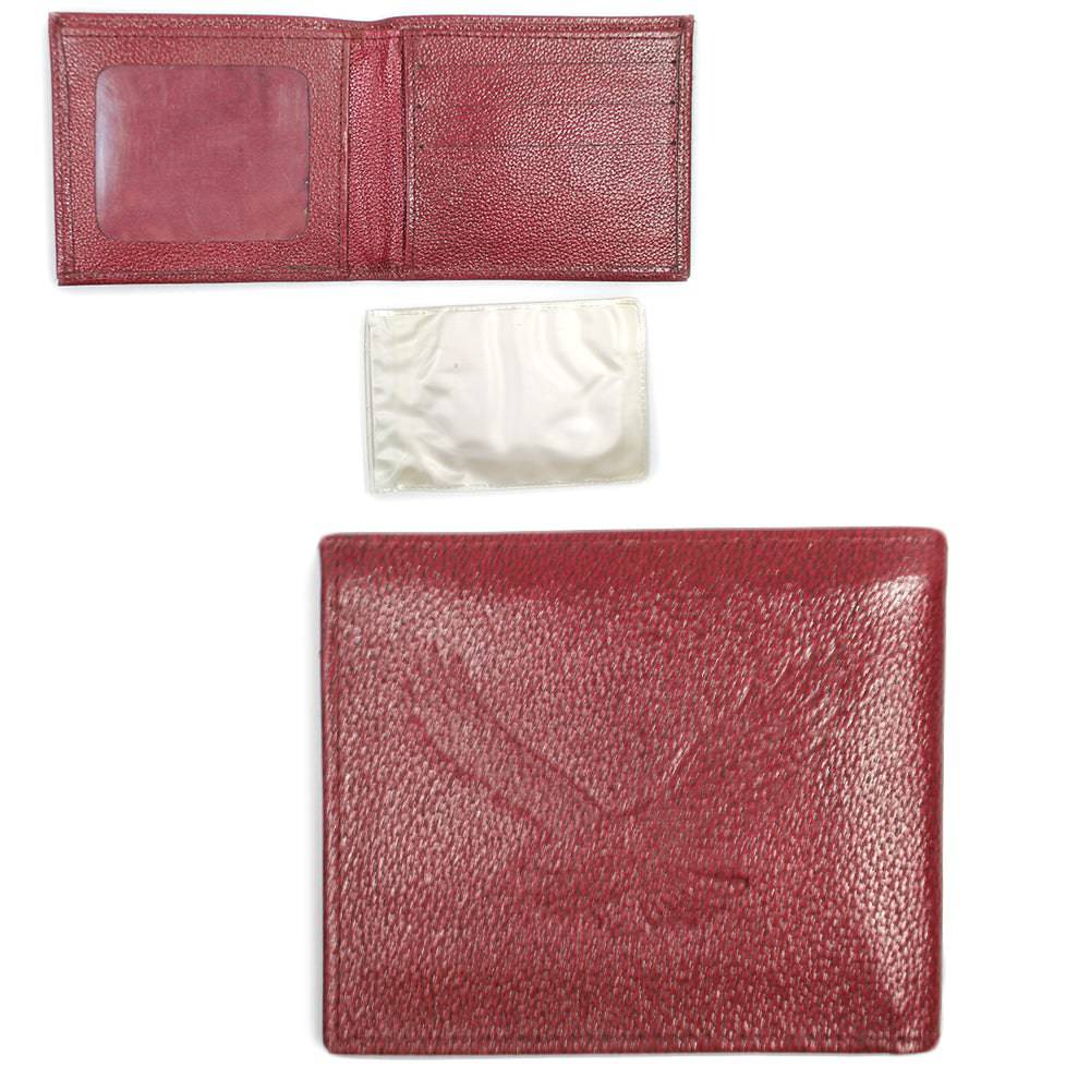 Red Leather Eagle Wallet with Removable Picture Holder - Rex Distributor, Inc. Wholesale Licensed Products and T-shirts, Sporting goods,