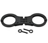 HC 4509-BK Black Double Lock Hinged Handcuffs