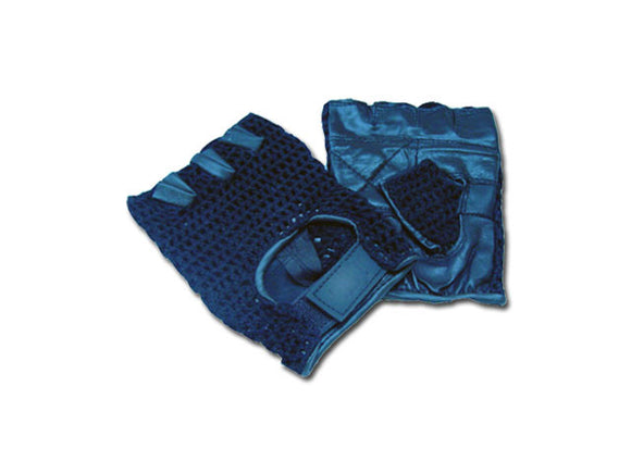 REX 310 Leather Mesh Back Finger-less Gloves