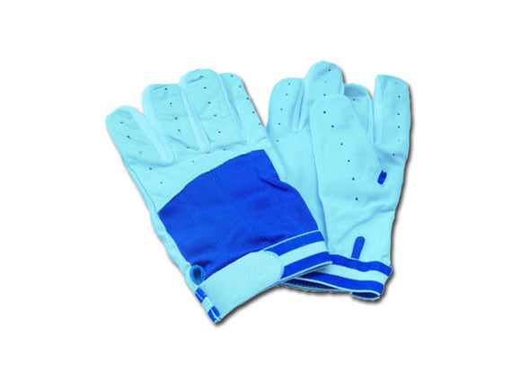 REX 347-BL Blue Baseball Batting Gloves