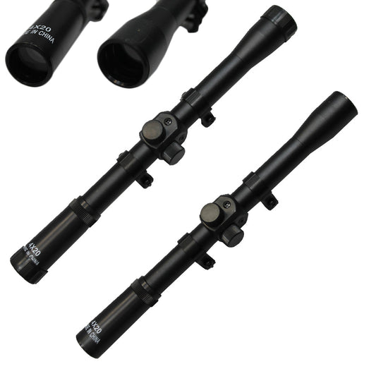 4X20 RIFLE SCOPE 11" Black Rifle Scope - Rex Distributor, Inc. Wholesale Licensed Products and T-shirts, Sporting goods,