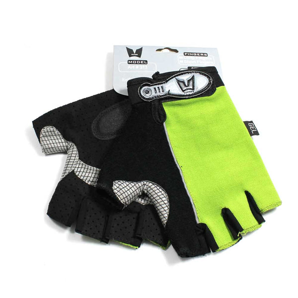 REX 313-GN Green/Black Spandex Gloves
