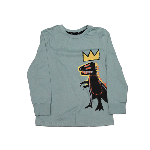 Kids' Jean-Michel Basquiat Dino Graphic Long Sleeve T-Shirt Tee