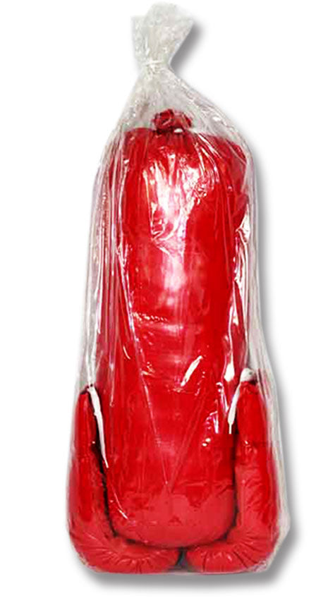BBS 10oz-RED 10 oz Kids Gloves Fill Punching Bag Set Red