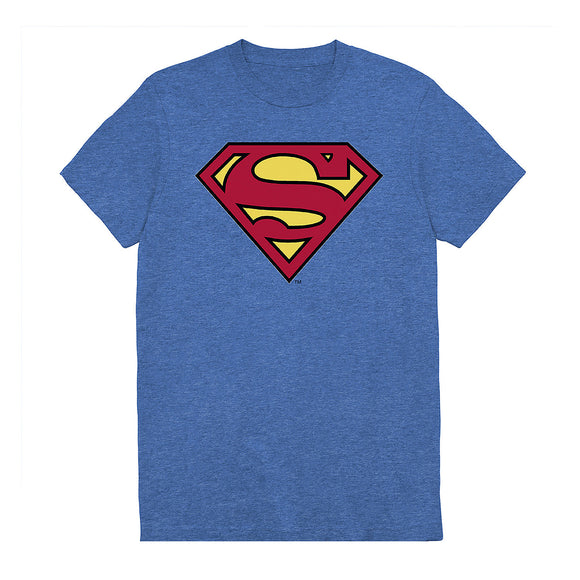 Men's Big and Tall Crew Neck Short Sleeve Regular Fit Superman Graphic T-Shirt Tee