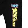 Men's Black Fast And Furious Lounge Pants