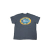 Men's Heather Blue Distressed Geniune Ford Parts Graphic Tee T-Shirt