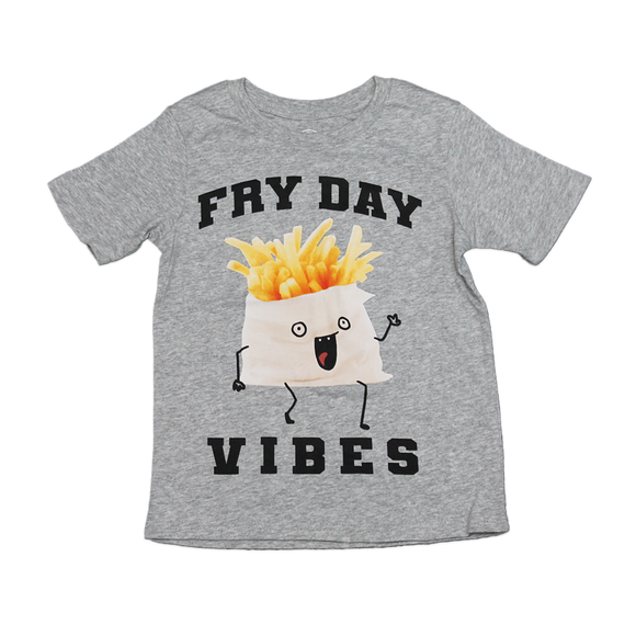 Boy's Wonder Nation Fry Day Vibes T-Shirt with Short Sleeves