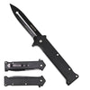 KS 1024-BK 4.5" Assist-Open Knife - Solid Black Print Handle